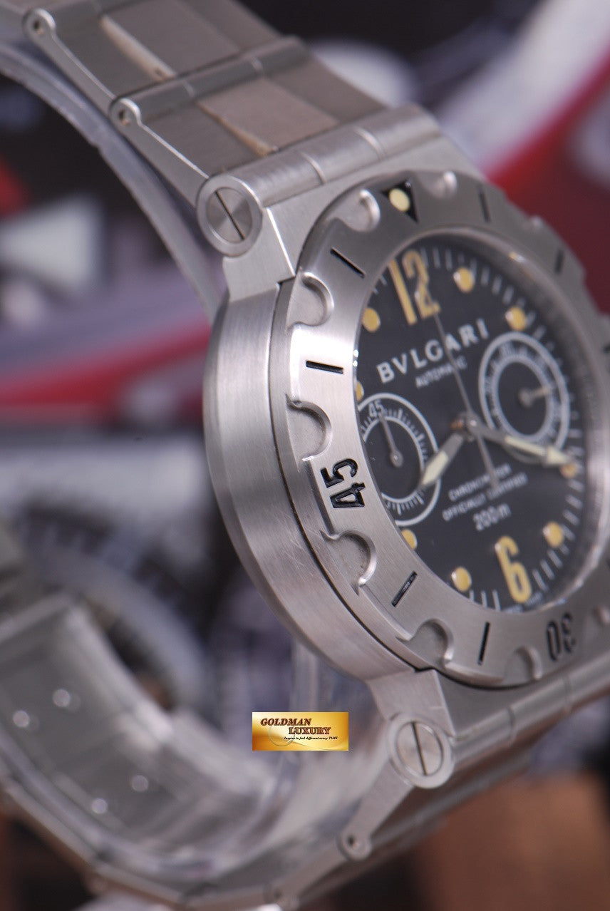 [SOLD] BVLGARI DIAGONO DIVER SS CHRONOGRAPH 38mm AUTOMATIC (MINT)