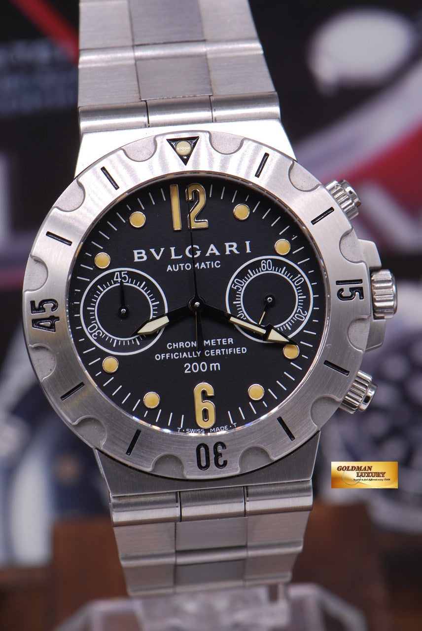 [SOLD] BVLGARI DIAGONO DIVER SS CHRONOGRAPH 38mm AUTOMATIC (MINT)