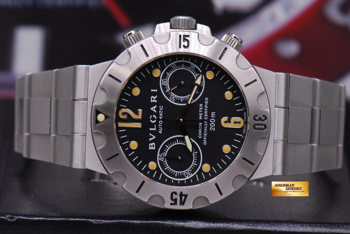 [SOLD] BVLGARI DIAGONO DIVER SS CHRONOGRAPH 38mm AUTOMATIC (MINT)