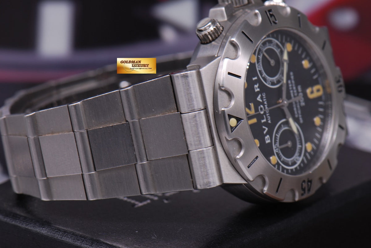 [SOLD] BVLGARI DIAGONO DIVER SS CHRONOGRAPH 38mm AUTOMATIC (MINT)