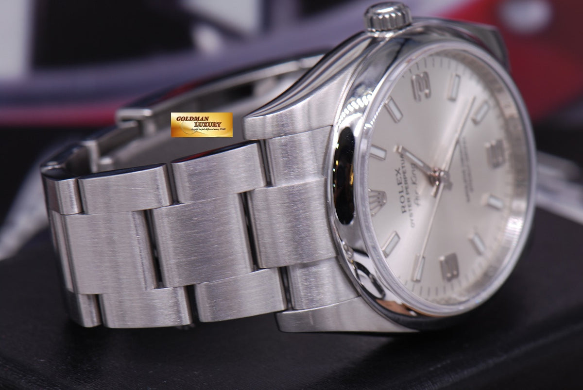 [SOLD] ROLEX OYSTER AIR-KING 35mm Ref 114200 SILVER (MINT)