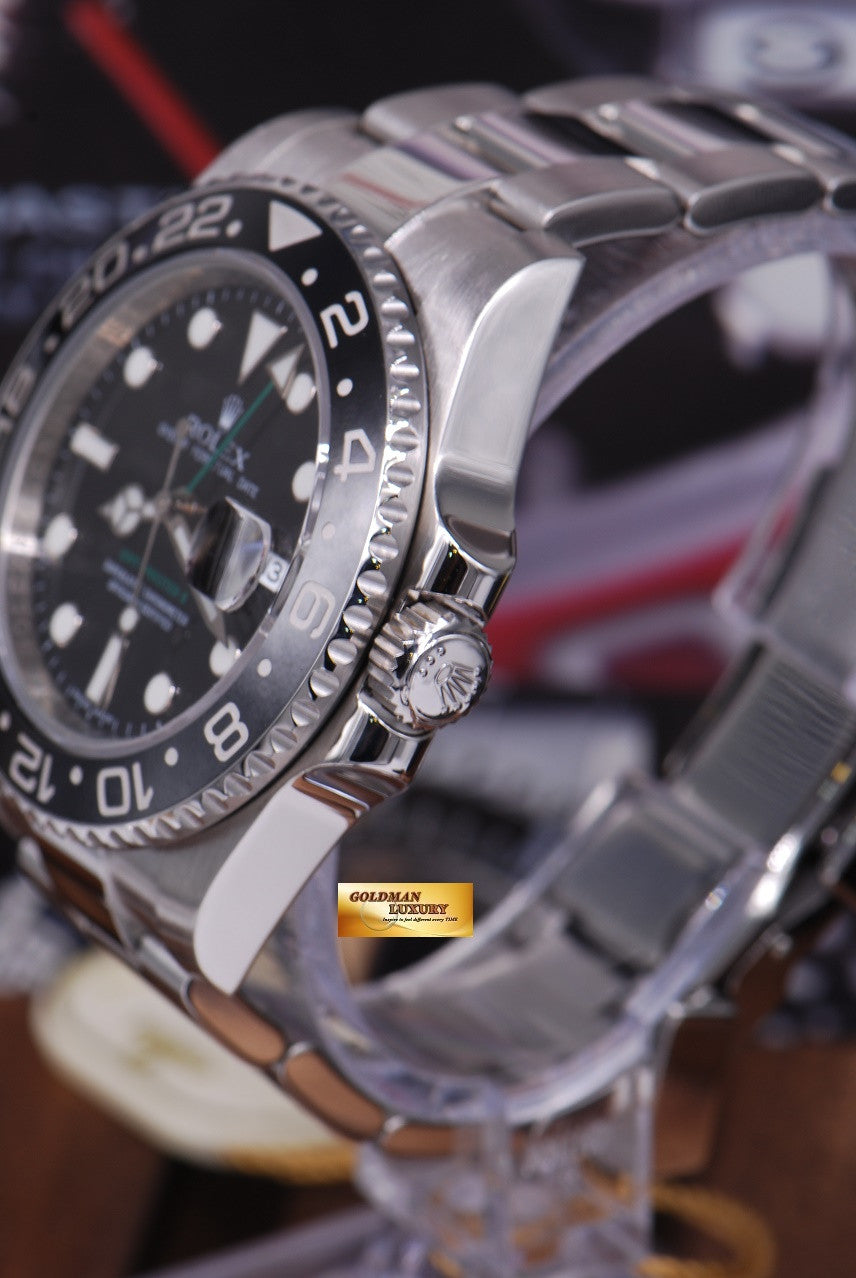 [SOLD] ROLEX OYSTER PERPETUAL GMT-MASTER II CERAMIC BLACK (MINT)