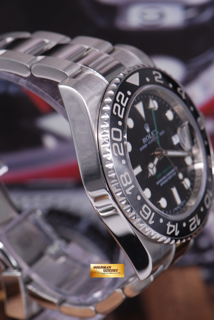 [SOLD] ROLEX OYSTER PERPETUAL GMT-MASTER II CERAMIC BLACK (MINT)