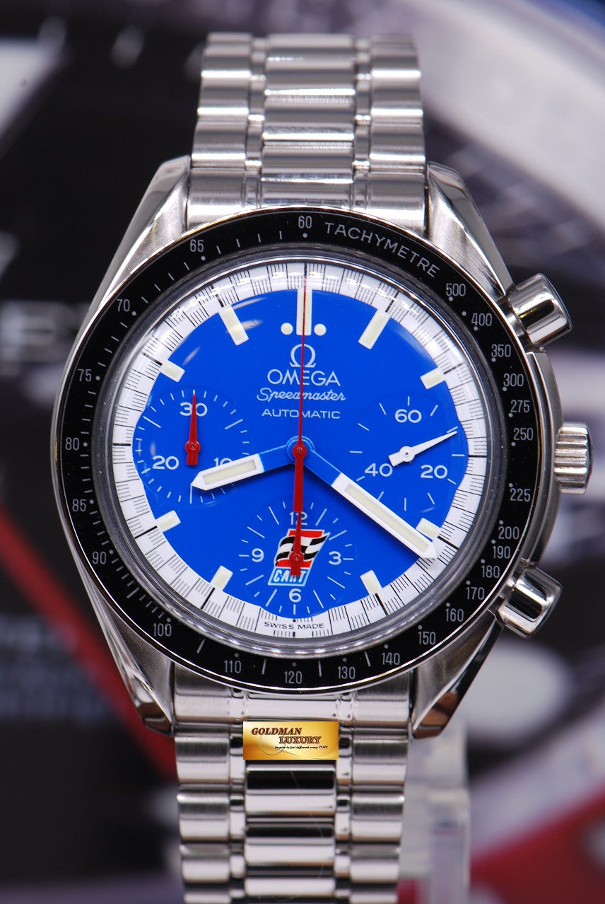 [SOLD] OMEGA SPEEDMASTER “KART RACING” BLUE CHRONOGRAPH 38mm AUTOMATIC (MINT)