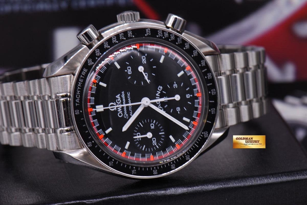 [SOLD] OMEGA SPEEDMASTER “SCHUMACHER” RACING CHRONOGRAPH 38mm AUTOMATIC (MINT)