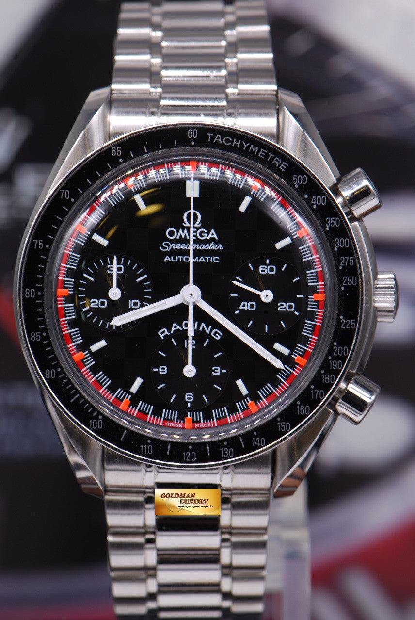 [SOLD] OMEGA SPEEDMASTER “SCHUMACHER” RACING CHRONOGRAPH 38mm AUTOMATIC (MINT)