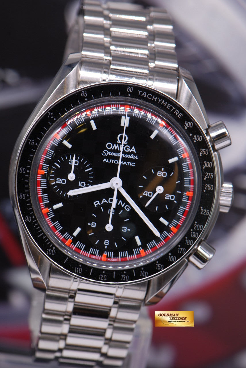 [SOLD] OMEGA SPEEDMASTER “SCHUMACHER” RACING CHRONOGRAPH 38mm AUTOMATIC (MINT)