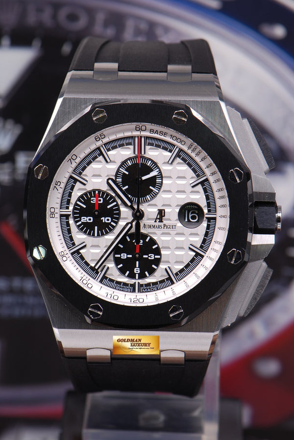 [SOLD] AUDEMARS PIGUET ROYAL OAK OFFSHORE NOVELTY CERAMIC BEZEL CHRONOGRAPH 26400SO.OO (LNIB)