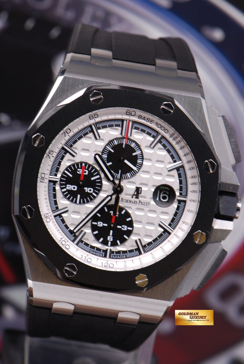 [SOLD] AUDEMARS PIGUET ROYAL OAK OFFSHORE NOVELTY CERAMIC BEZEL CHRONOGRAPH 26400SO.OO (LNIB)