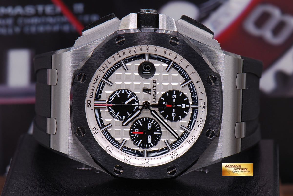 [SOLD] AUDEMARS PIGUET ROYAL OAK OFFSHORE NOVELTY CERAMIC BEZEL CHRONOGRAPH 26400SO.OO (LNIB)