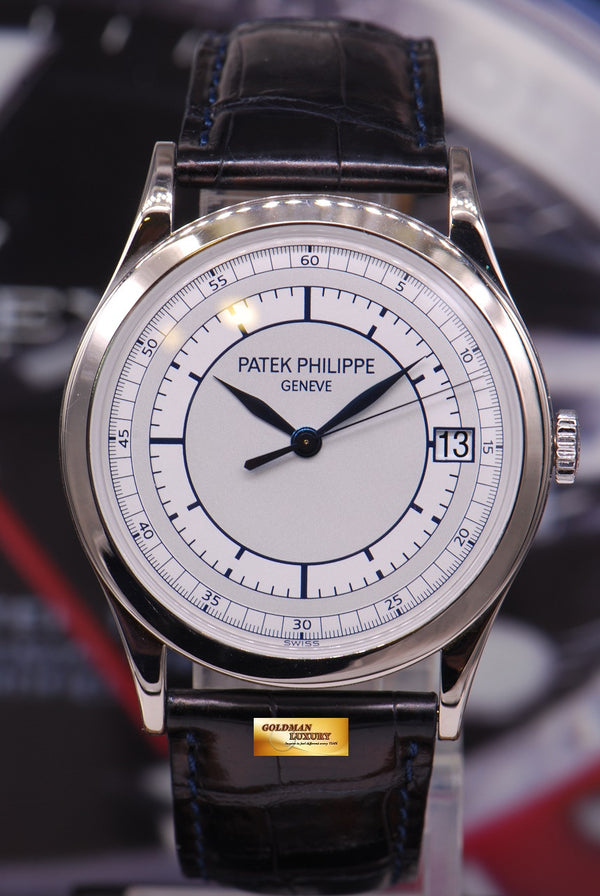 [SOLD] PATEK PHILIPPE CALATRAVA 18K WHITE GOLD MEN’S AUTOMATIC (MINT)