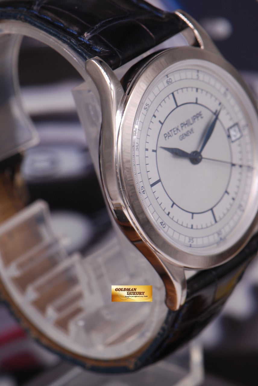 [SOLD] PATEK PHILIPPE CALATRAVA 18K WHITE GOLD MEN’S AUTOMATIC (MINT)