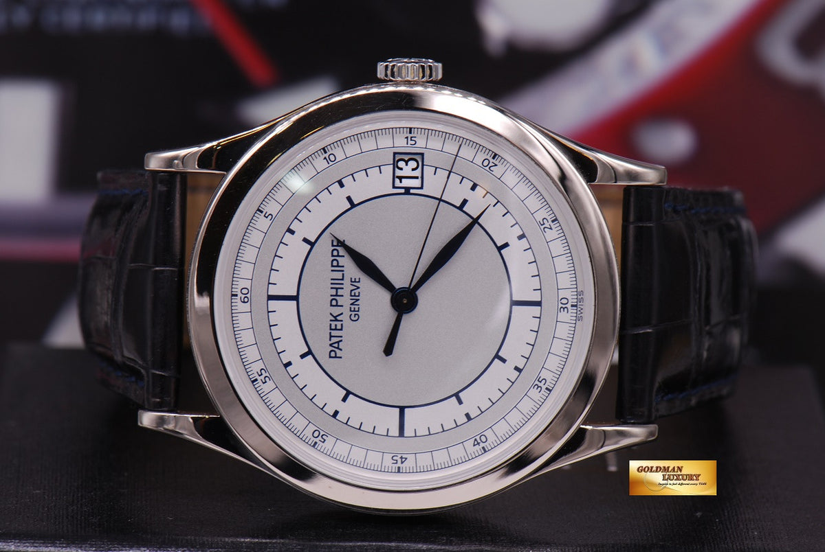 [SOLD] PATEK PHILIPPE CALATRAVA 18K WHITE GOLD MEN’S AUTOMATIC (MINT)