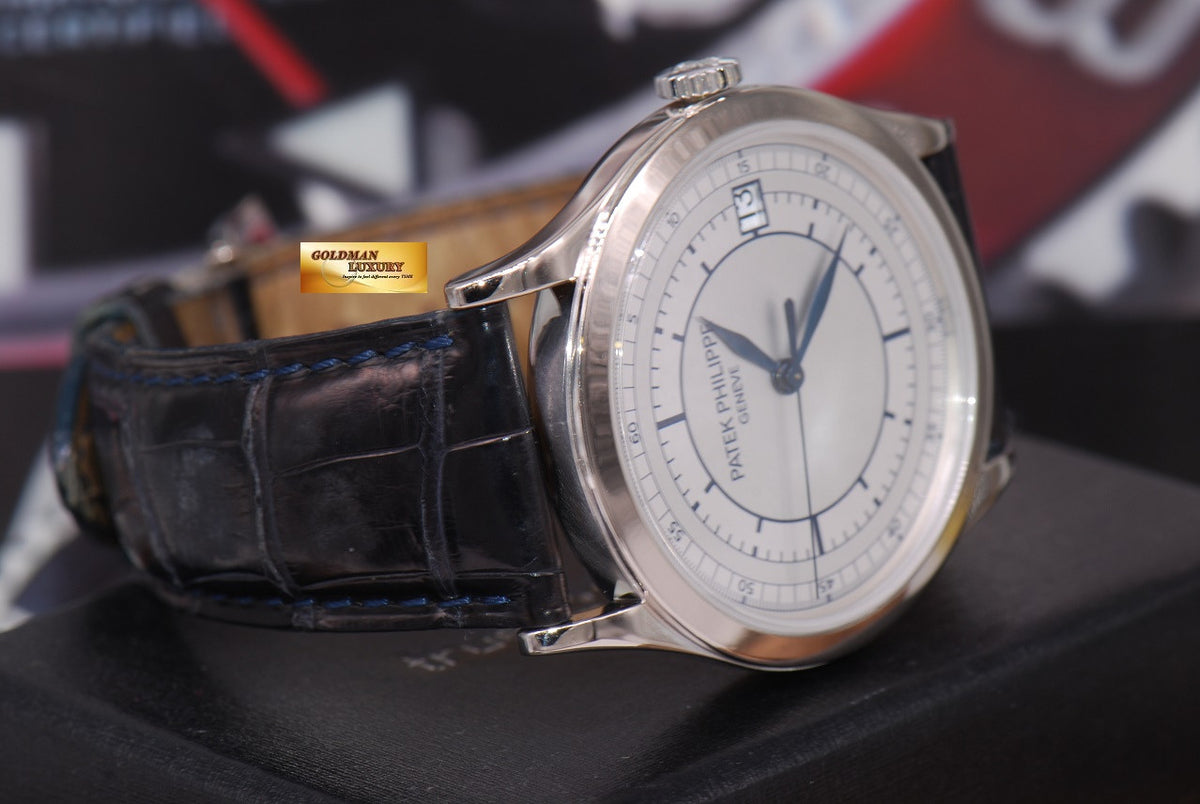 [SOLD] PATEK PHILIPPE CALATRAVA 18K WHITE GOLD MEN’S AUTOMATIC (MINT)