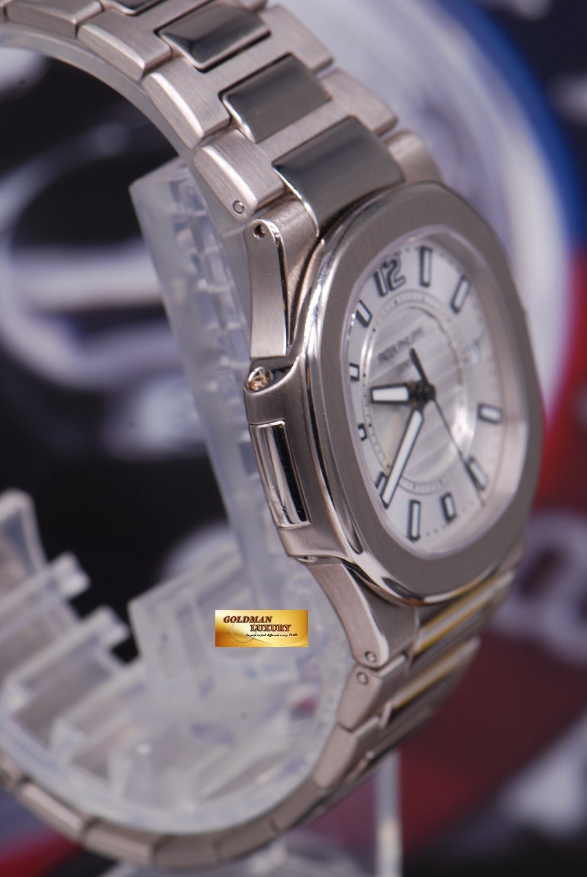 [SOLD] PATEK PHILIPPE NAUTILUS 18K WHITE GOLD LADIES QUARTZ 7011 / 1G (MINT)