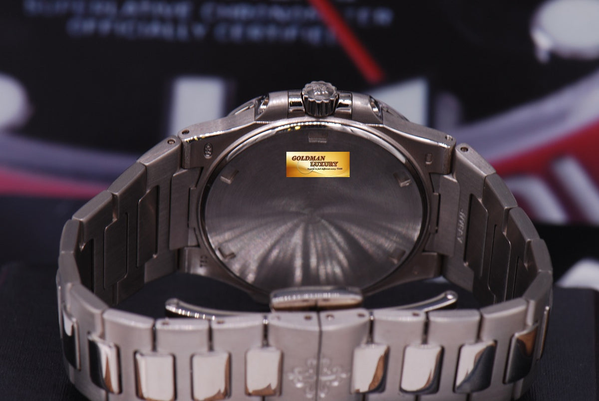 [SOLD] PATEK PHILIPPE NAUTILUS 18K WHITE GOLD LADIES QUARTZ 7011 / 1G (MINT)