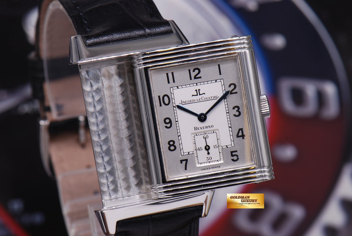 [SOLD] JAEGER Le-COULTRE REVERSO GRANDE TAILLE SS MANUAL 270.8.62 (MINT)