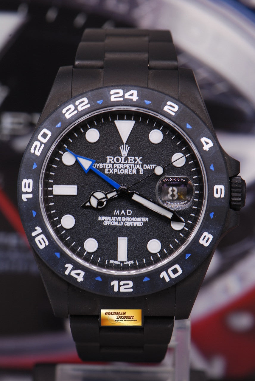 [SOLD] MAD from PARIS – XCLUSIVE Series ROLEX OYSTER PERPETUAL EXPLORER II 42mm 216570 (NEAR MINT)