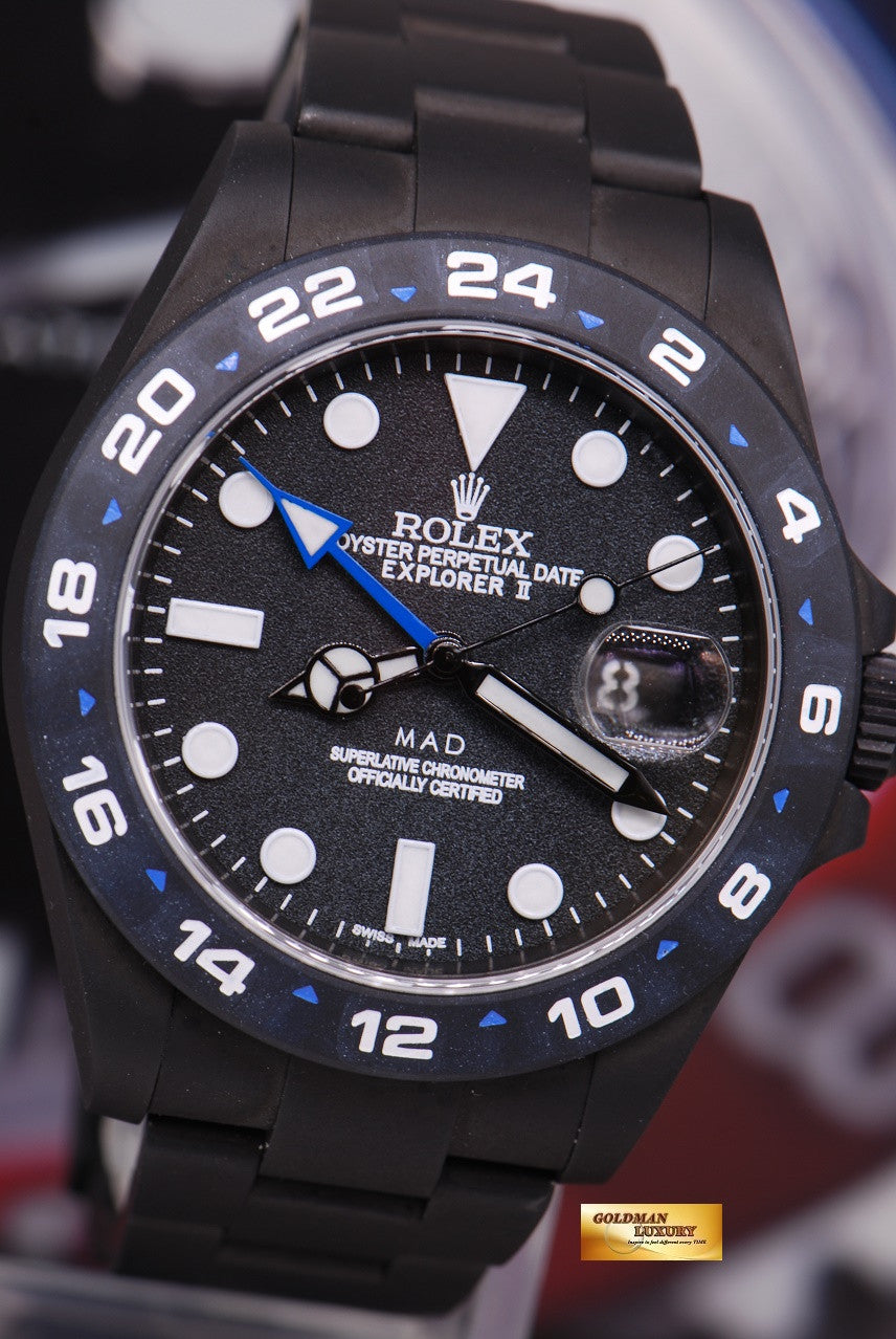 [SOLD] MAD from PARIS – XCLUSIVE Series ROLEX OYSTER PERPETUAL EXPLORER II 42mm 216570 (NEAR MINT)