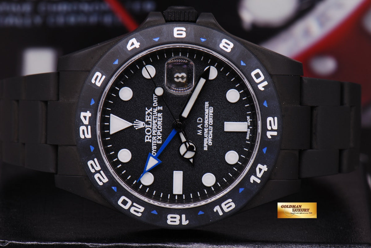 [SOLD] MAD from PARIS – XCLUSIVE Series ROLEX OYSTER PERPETUAL EXPLORER II 42mm 216570 (NEAR MINT)