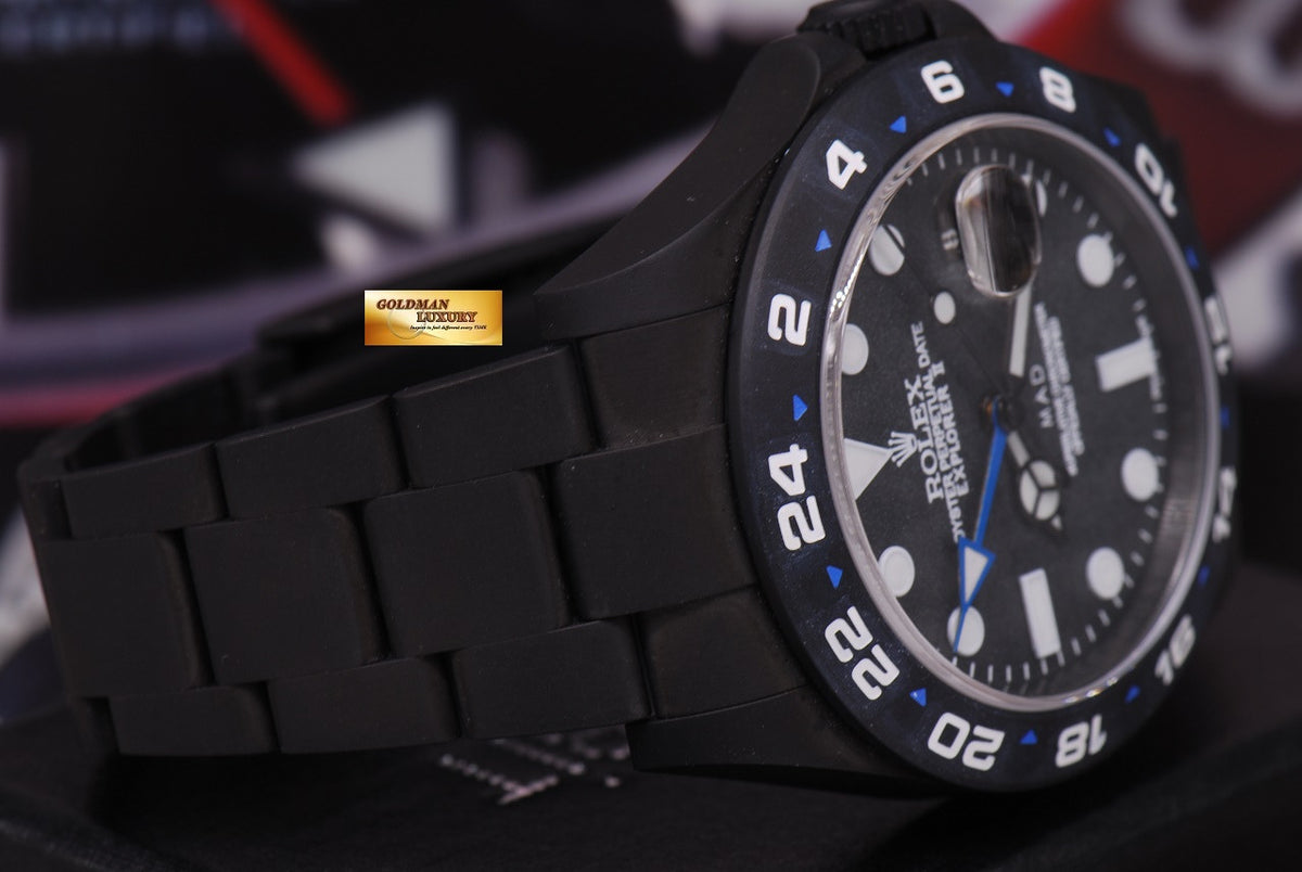 [SOLD] MAD from PARIS – XCLUSIVE Series ROLEX OYSTER PERPETUAL EXPLORER II 42mm 216570 (NEAR MINT)