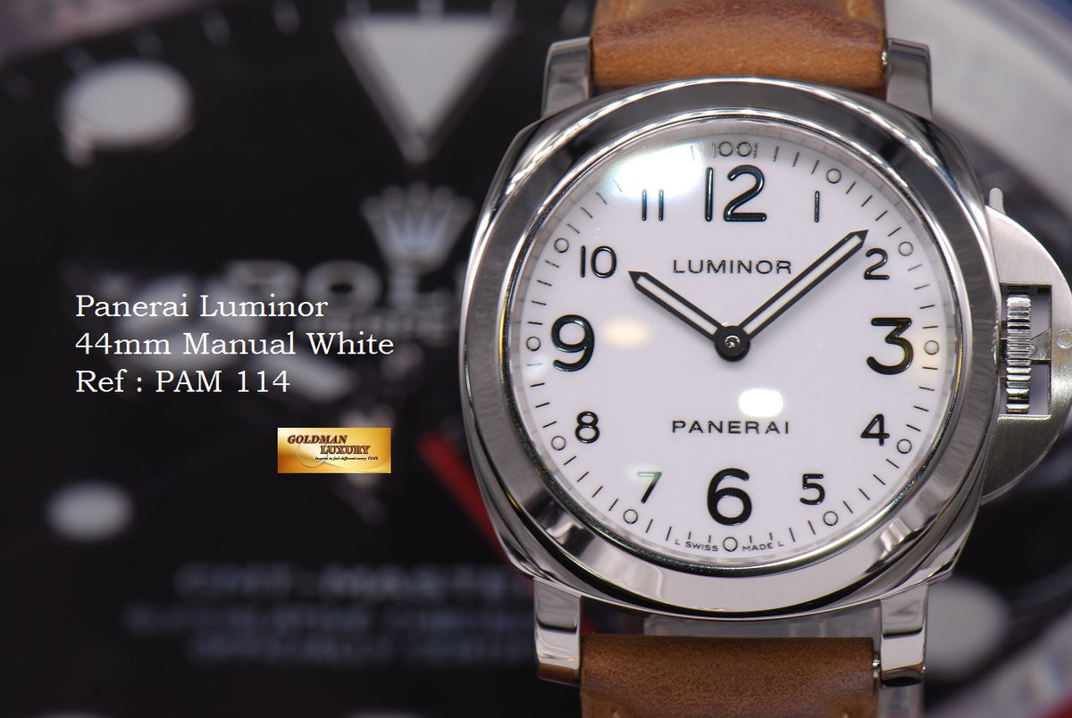 [SOLD] PANERAI LUMINOR 44mm MANUAL PAM 114 (MINT)