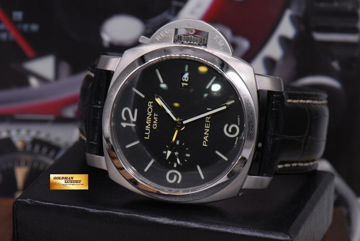[SOLD] PANERAI LUMINOR 1950 GMT PAM 320 AUTOMATIC (MINT)