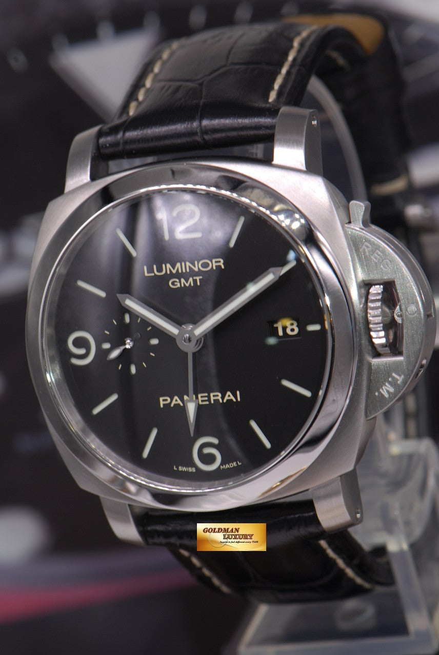 [SOLD] PANERAI LUMINOR 1950 GMT PAM 320 AUTOMATIC (MINT)
