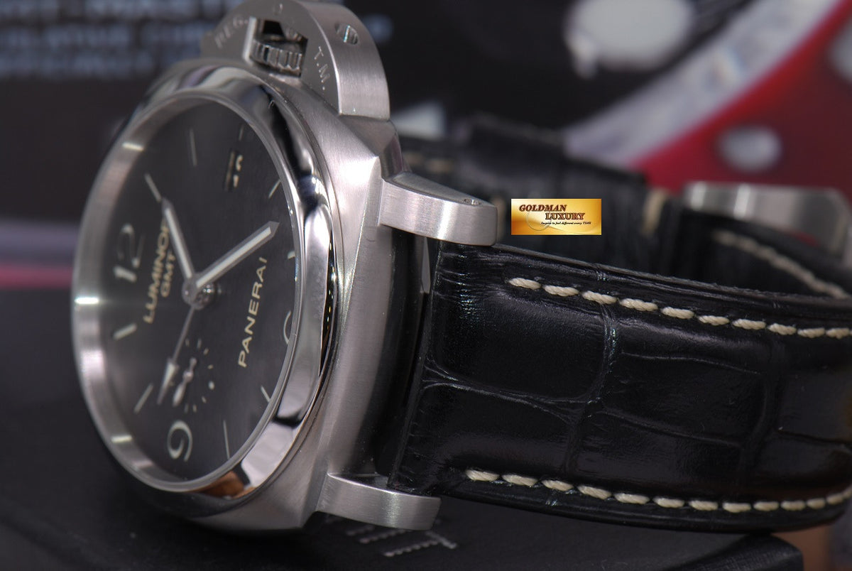 [SOLD] PANERAI LUMINOR 1950 GMT PAM 320 AUTOMATIC (MINT)