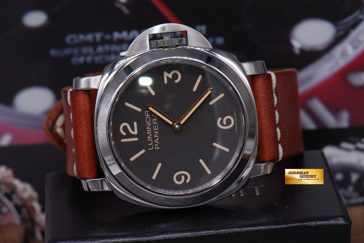 [SOLD] PANERAI LUMINOR BASE TOBACCO DIAL 44mm PAM 390 BOUTIQUE EDITION (MINT)