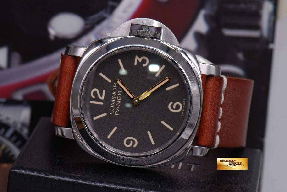 [SOLD] PANERAI LUMINOR BASE TOBACCO DIAL 44mm PAM 390 BOUTIQUE EDITION (MINT)