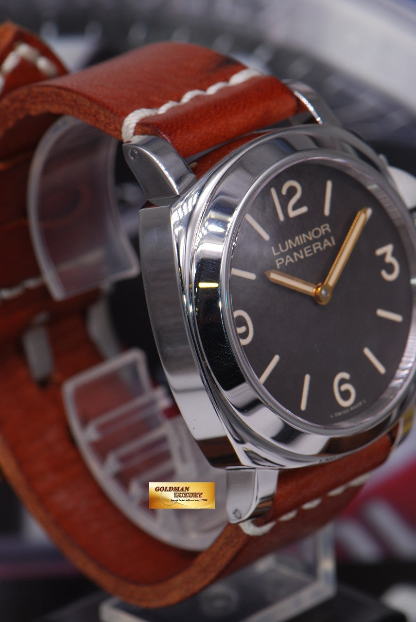 [SOLD] PANERAI LUMINOR BASE TOBACCO DIAL 44mm PAM 390 BOUTIQUE EDITION (MINT)