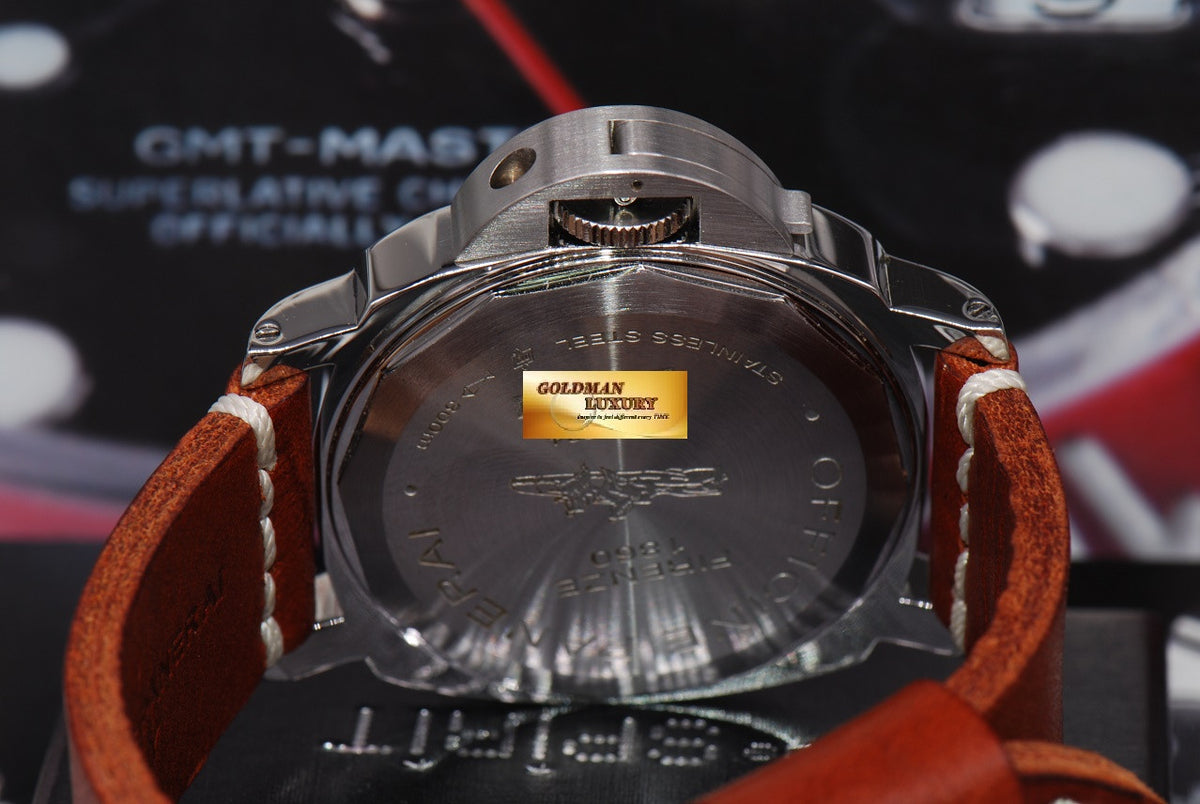 [SOLD] PANERAI LUMINOR BASE TOBACCO DIAL 44mm PAM 390 BOUTIQUE EDITION (MINT)