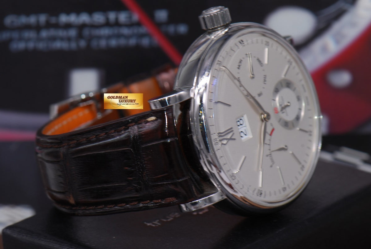 [SOLD] IWC PORTOFINO 8 DAYS POWER RESERVE BIG DATE 45mm MANUAL WINDING WHITE (MINT)