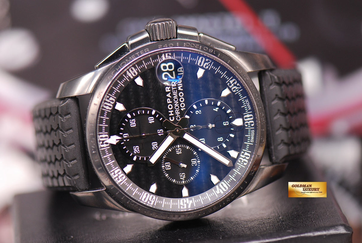 [SOLD] CHOPARD MILLE MIGLIA GTXL “SPEED BLACK” CHRONOGRAPH 44mm 1000 LIMITED EDITION (LNIB)