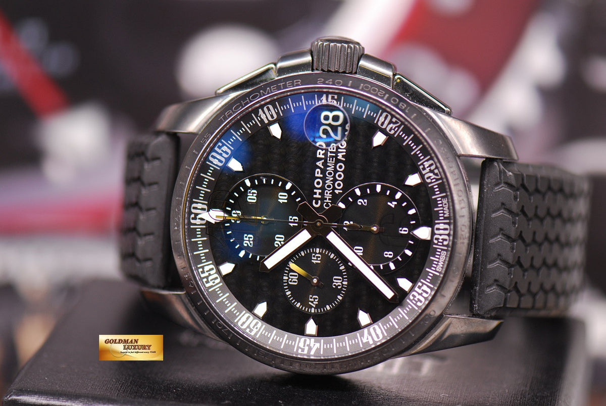 [SOLD] CHOPARD MILLE MIGLIA GTXL “SPEED BLACK” CHRONOGRAPH 44mm 1000 LIMITED EDITION (LNIB)