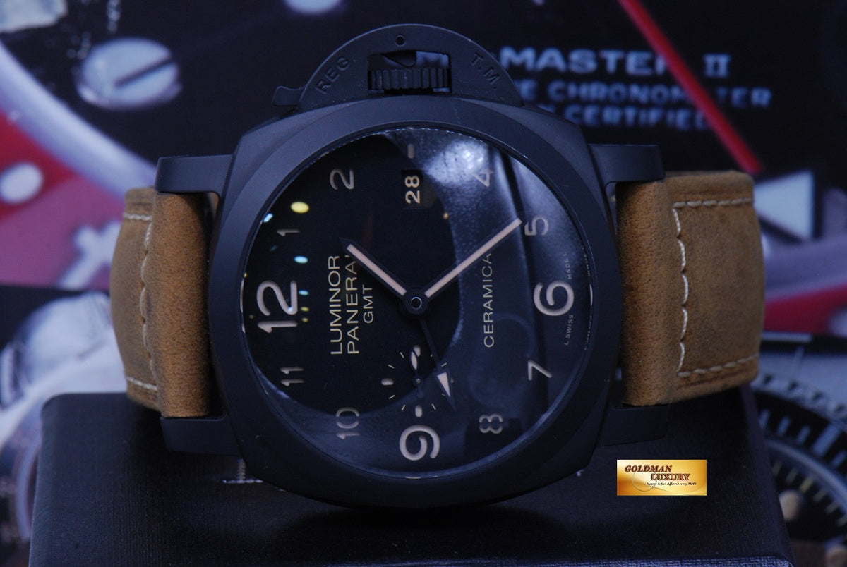 [SOLD] PANERAI LUMINOR GMT CERAMICA PAM 441 AUTOMATIC (MINT)