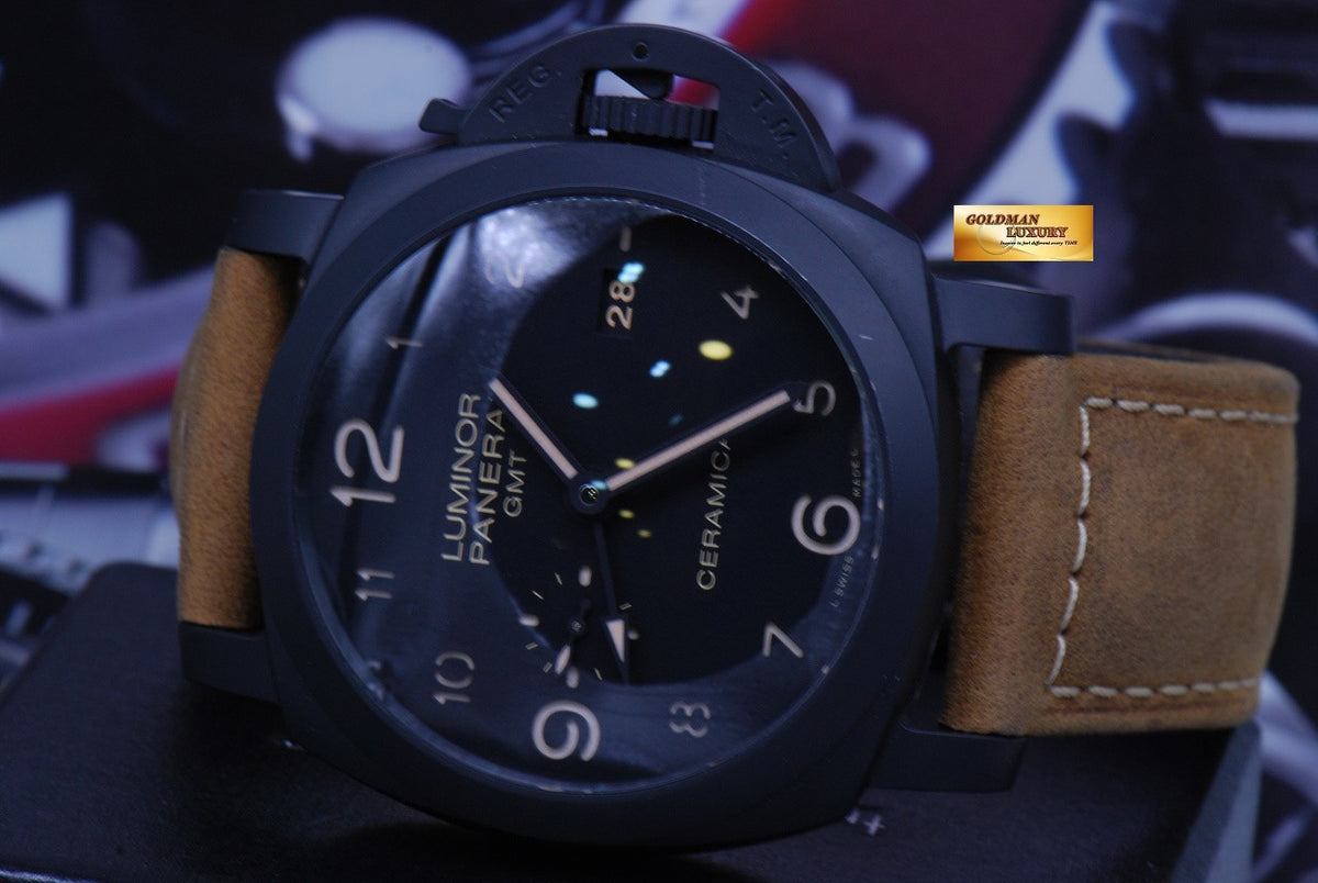 [SOLD] PANERAI LUMINOR GMT CERAMICA PAM 441 AUTOMATIC (MINT)