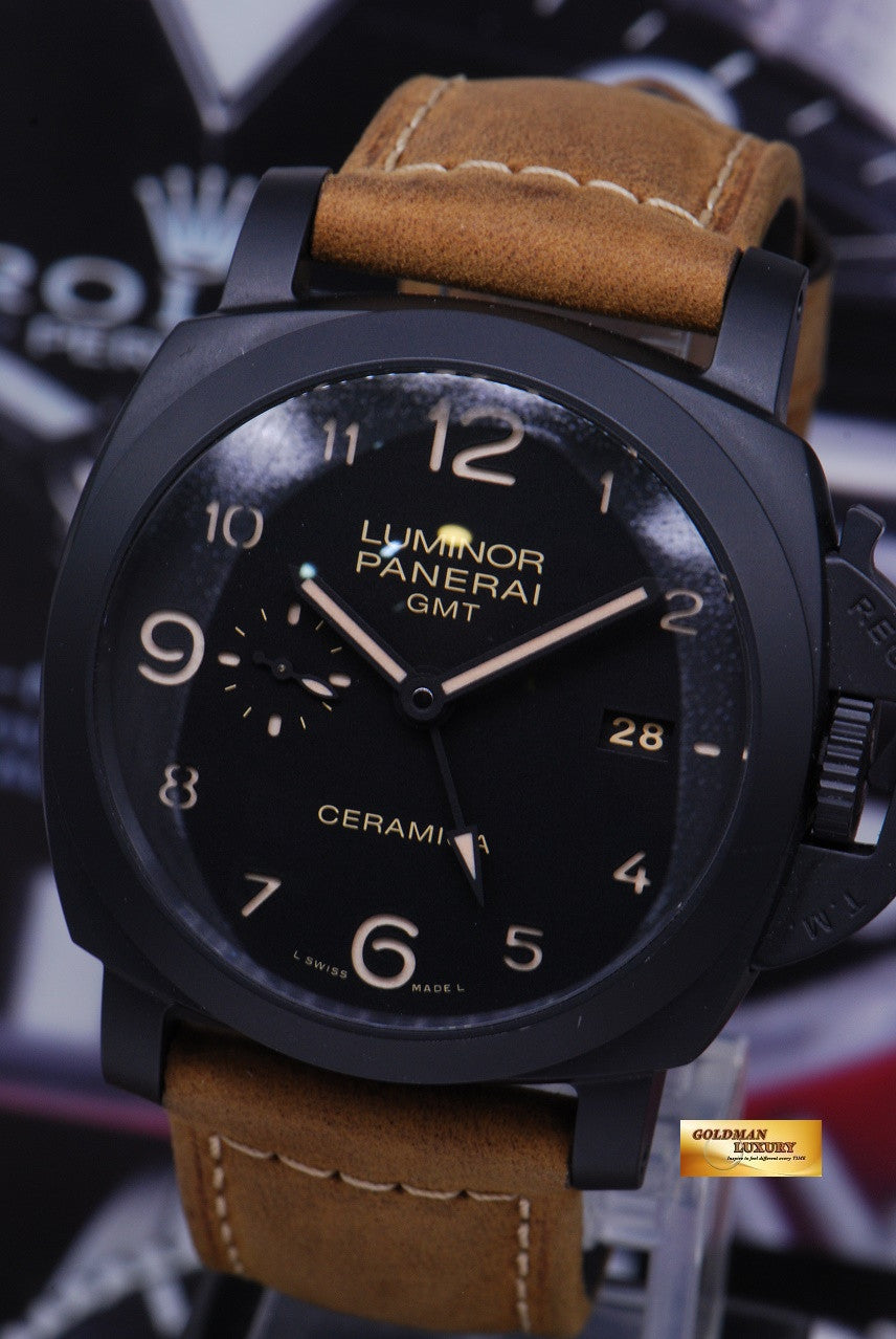 [SOLD] PANERAI LUMINOR GMT CERAMICA PAM 441 AUTOMATIC (MINT)