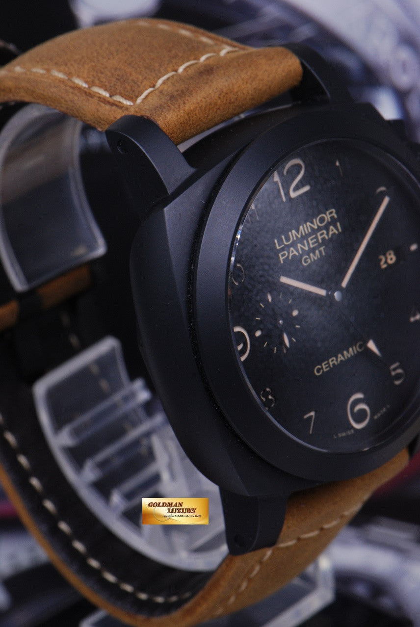 [SOLD] PANERAI LUMINOR GMT CERAMICA PAM 441 AUTOMATIC (MINT)