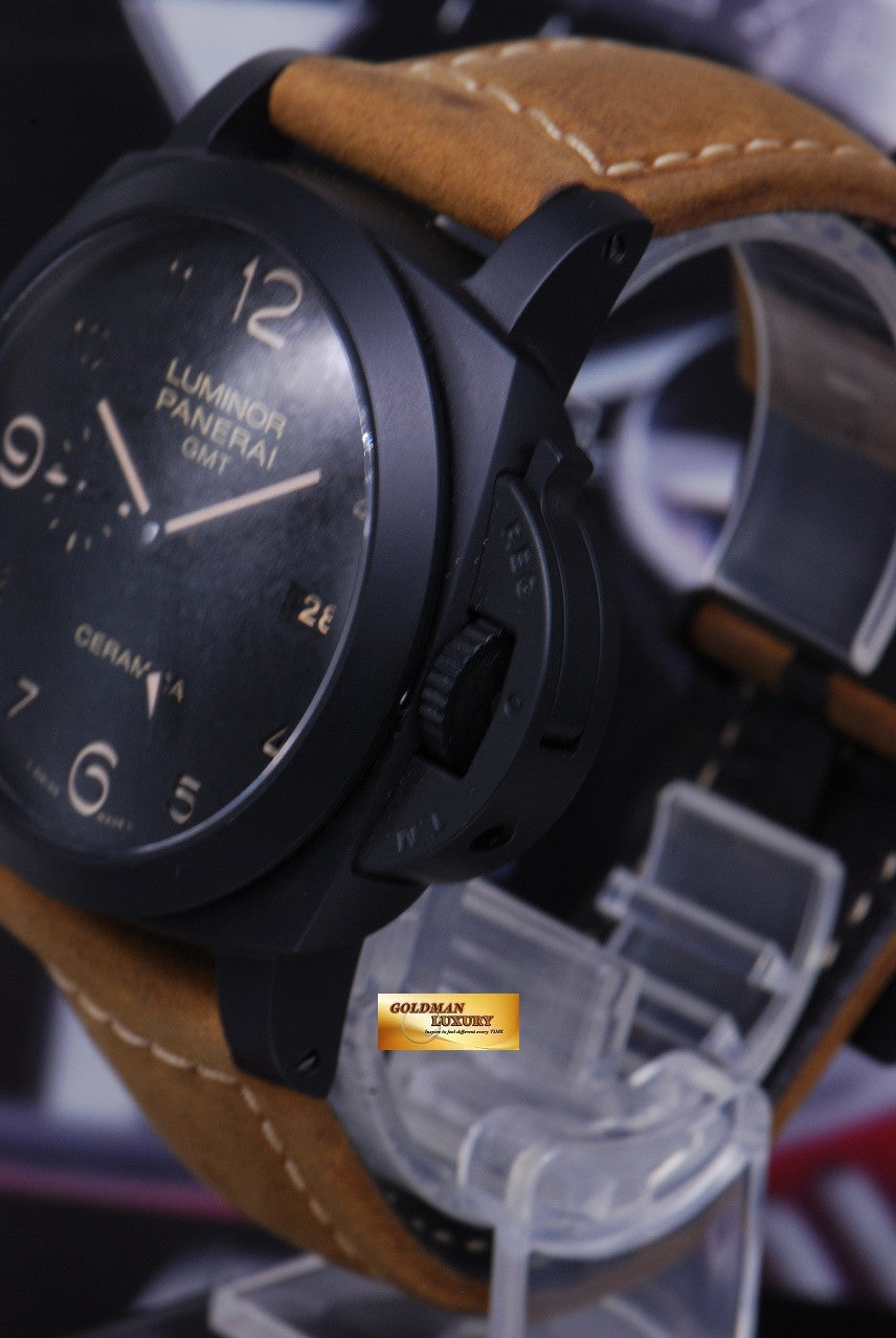 [SOLD] PANERAI LUMINOR GMT CERAMICA PAM 441 AUTOMATIC (MINT)