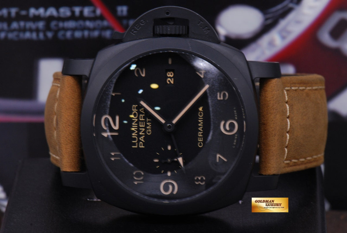[SOLD] PANERAI LUMINOR GMT CERAMICA PAM 441 AUTOMATIC (MINT)
