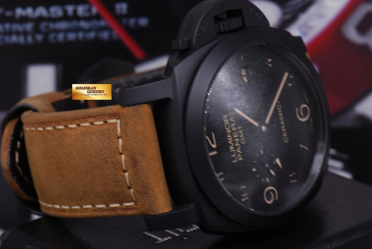[SOLD] PANERAI LUMINOR GMT CERAMICA PAM 441 AUTOMATIC (MINT)
