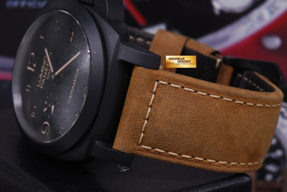 [SOLD] PANERAI LUMINOR GMT CERAMICA PAM 441 AUTOMATIC (MINT)