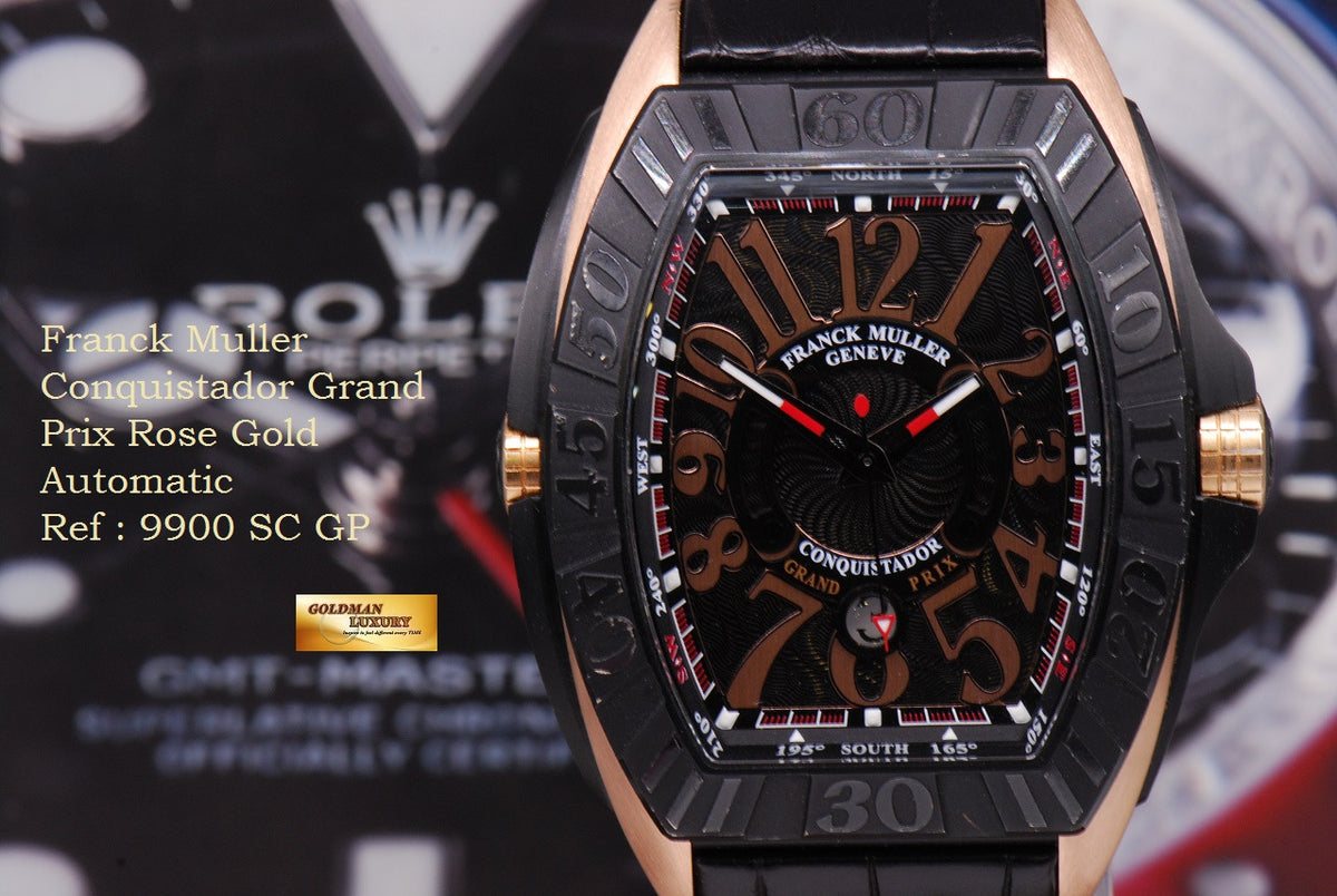 [SOLD] FRANCK MULLER GRAND PRIX ROSE GOLD AUTOMATIC 9900 SC GP (MINT)