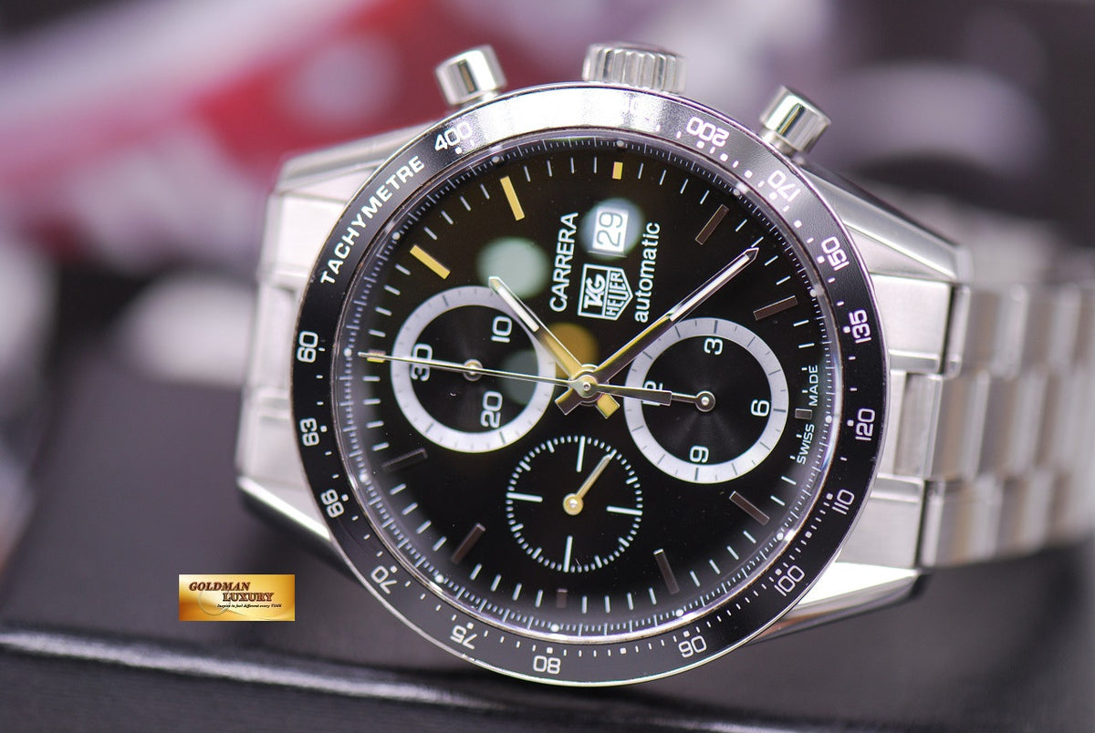 [SOLD] TAG HEUER CARRERA CALIBRE 16 AUTOMATIC BLACK (MINT)