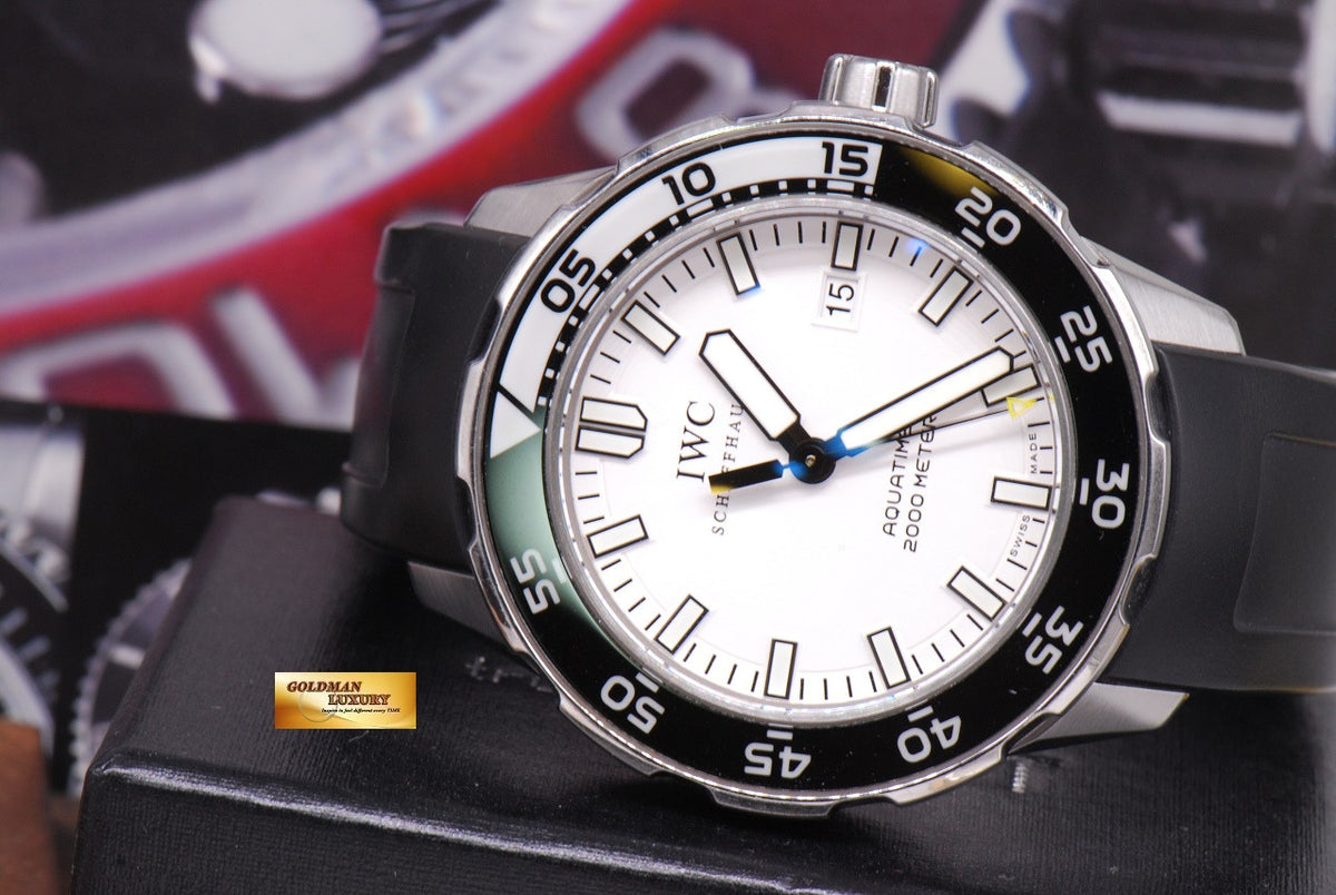 [SOLD] IWC AQUATIMER 2000m 46mm AUTOMATIC WHITE IW3568-06 (MINT)