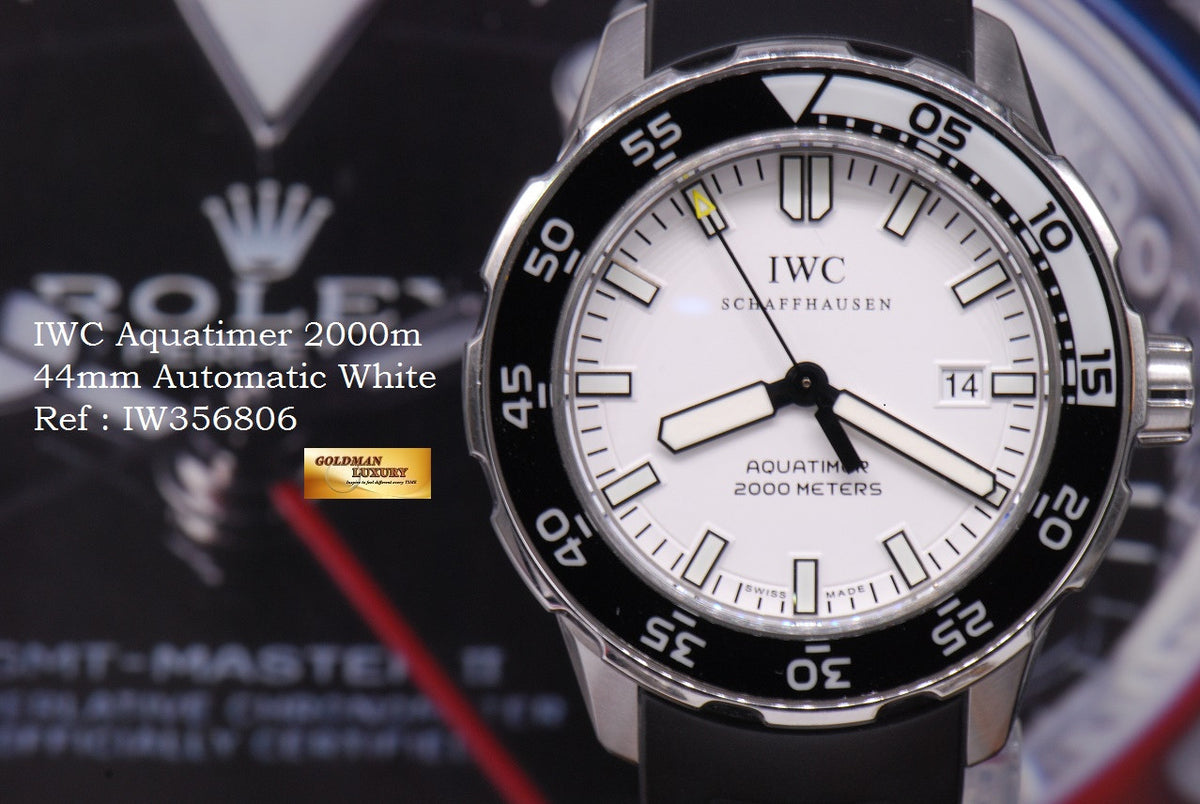 [SOLD] IWC AQUATIMER 2000m 46mm AUTOMATIC WHITE IW3568-06 (MINT)