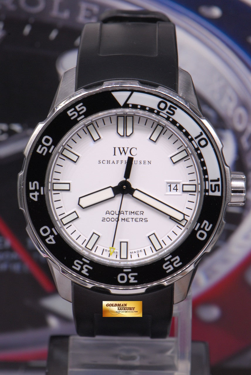 [SOLD] IWC AQUATIMER 2000m 46mm AUTOMATIC WHITE IW3568-06 (MINT)