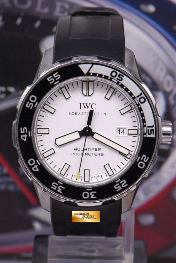 [SOLD] IWC AQUATIMER 2000m 46mm AUTOMATIC WHITE IW3568-06 (MINT)